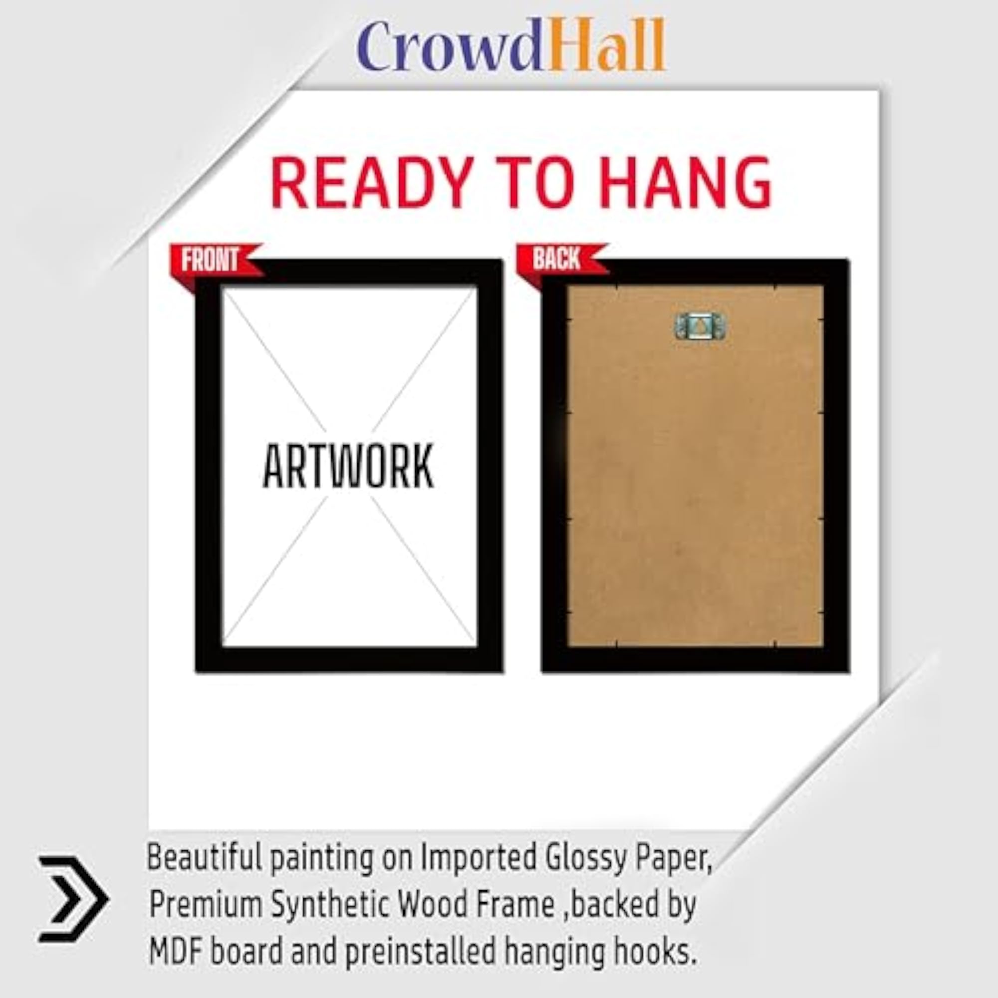 Neem Karoli Baba Photo Frame Wall Painting for Home Decoration