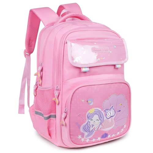 Image of BEAUTY GIRLS BY HOTSHOT MERMAID 1618| SCHOOL BAG|TUTUION BAG|COLLEGE BACKPACK |WATER RESISTANT |KIDS BAG|FOR GIRLS & WOMEN|32 LITERS SCHOOL BAG FOR GIRLS