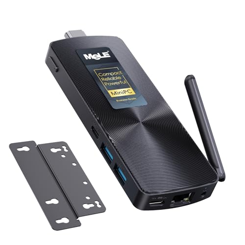 MeLE PCG02 �t�@�����X�~�jPC�X�e�B�b�N�A12th N100 Celeron 8GB RAM 256GB�X�g���[�W�A�}�C�N���R���s���[�^�[�f�X�N�g�b�v�t���@�\USB-C�AWi-Fi5�M�K�r�b�g�C�[�T�l�b�gBT5.1�A�r�W�l�X�I�t�B�X�Y�ƗpIoT��