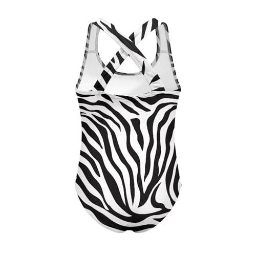 Girls One Piece Swimsuits Cross Back Straps Bathing Suit Quick Dry Swimwear Round Neck Pool Outfits Tummy Control3