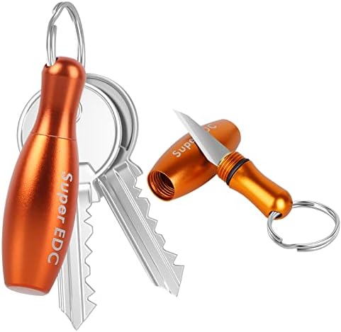 Ponock Package Opener, Box Cutter For Everyday Carry, Fits Perfectly on Keychain, Bowling Pin Keychain Knife for Men Women