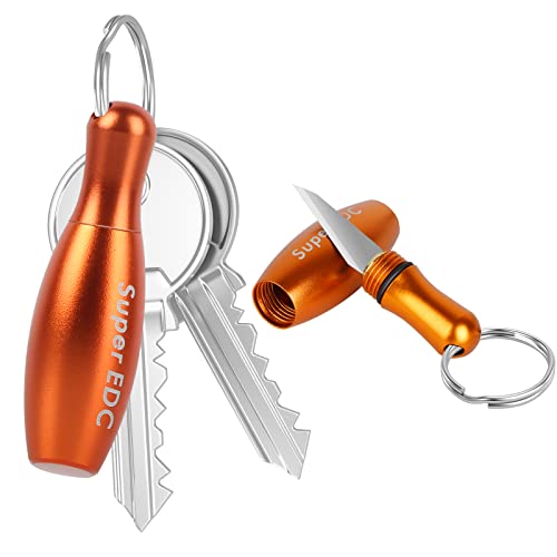 Ponock Package Opener, Box Cutter For Everyday Carry, Fits Perfectly On Keychain, Bowling Pin Keychain Knife For Men Women #TOP14