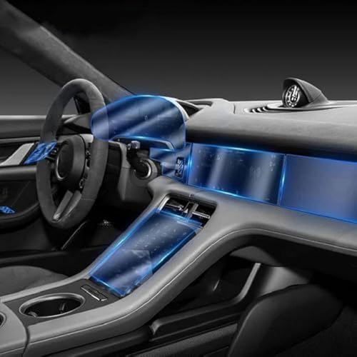Película antiarañazos de TPU transparente para consola de coche