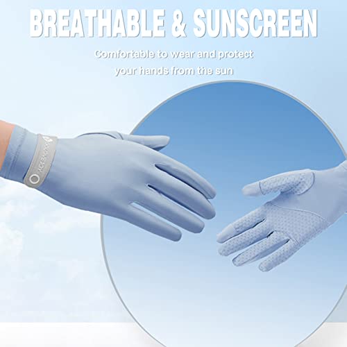 Luvas Femininas,KKcare Luvas de protetor solar feminina respirável antiderrapante anti-uv macio elás
