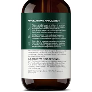 Tea Tree Scalp Hair Relief Oil by Plant of Life | Infused with MCT Oil & Jojoba Oil | Leave-In Scalp Conditioner for Dry, Flakey, and Itchy Scalp - Cooling Relief | Deep Hydration | Women & Men 4oz / 120mL.