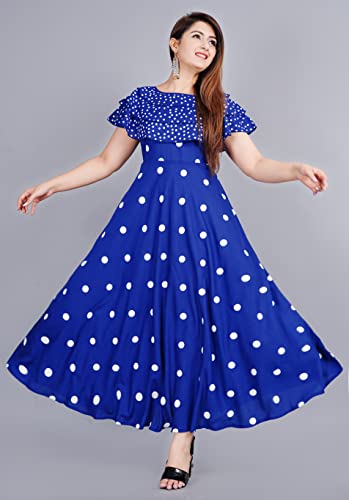 Image of Women's Polka Dot Fit and Flared Royon Dress