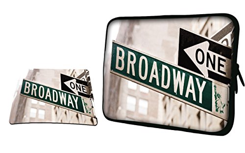 Silent Monsters Funda de Neopreno para Ordenador portátil Broadway 17,3