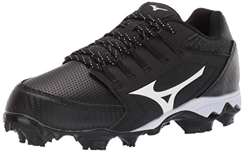 Mizuno 320590.9000.06.0650 9-Spike Advanced Finch Elite 4 Womens TPU Molded Softball Cleat Black-White
