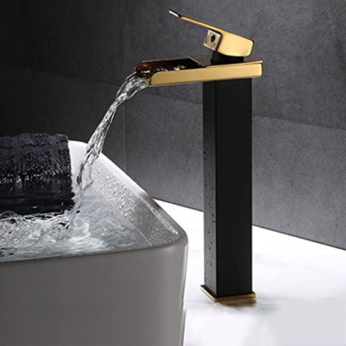 Robinet de Cascade G1/2 Haute Hauteur Mitigeur de Lavabo Monotrou pour Salle de Bain LWX