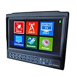 Récepteur combiné DVB-S2+T2+C ; image et son numériques FTA en direct. Signal TV satellite TP et verrouillage de l'alarme du signal