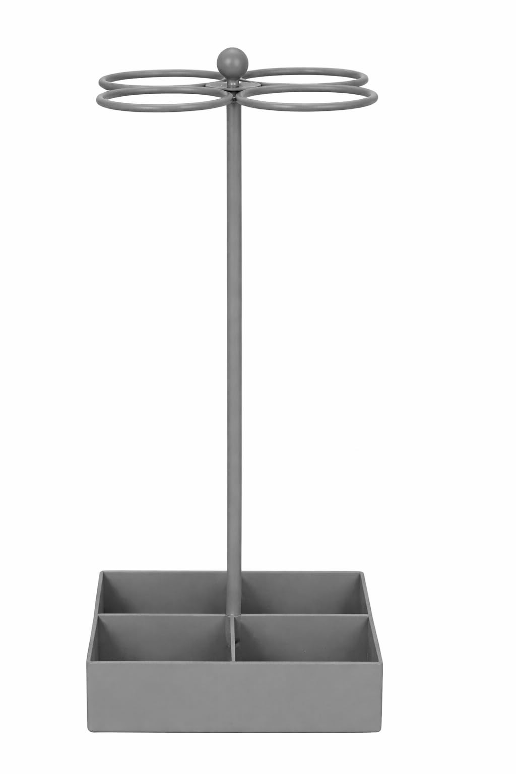 59217 Space saving broom stand/mop stand for Indian home/office and commercial spaces/Modern stylish broom holder - Grey-image-28