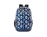 ARIAT Unisex Adult Adjustable Strap Backpack, Blue (Southwestern), One Size
