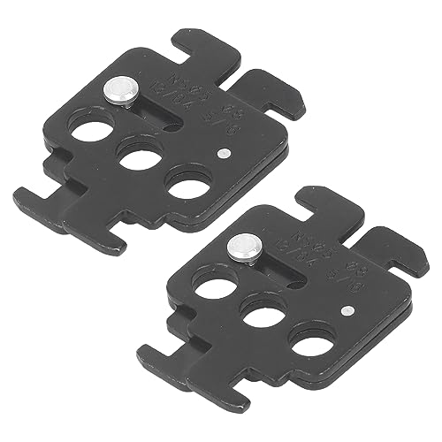 2 Pcs Circuit Breaker Lock,3 Hole A4 Snap On Breaker Lockout Device Steel Circuit Breaker Lock Suitable for Industrial Equipment