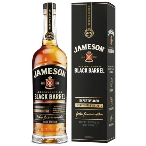 Jameson Black Barrel Irish Whiskey Giftbox Cover