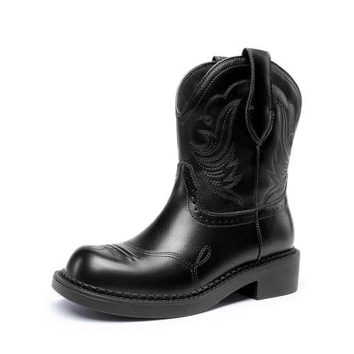 Dream Pairs Embroidered Western Boot