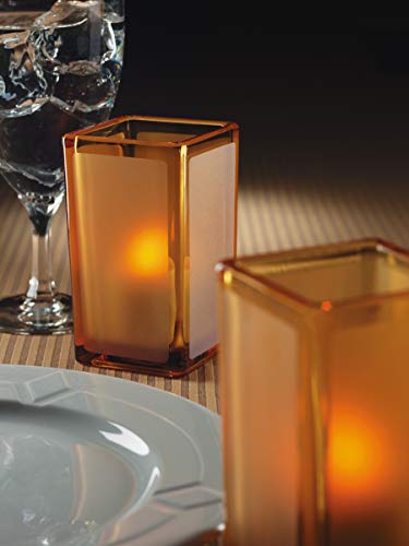 Image of Hollowick Platinum+ Flameless Rechargeable Set: (24) Amber LED Candles, (2) Charging Trays, (1) Power Supply