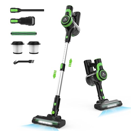 TASVAC Cordless Vacuum Cleaner, 6-in-1 Cordless Vacuum 25KPa Powerful, Battery Stick Vacuum Rechargeable Vacuum 2200m-A-h Up to 45 Mins, Lightweight Handheld Vacuum Vleaner Carpet and Floor Pet Hair TASVAC Cordless Vacuum Cleaner, 6-in-1 Cordless Vacuum 25KPa Powerful, Battery Stick Vacuum Rechargeable Vacuum 2200m-A-h Up to 45 Mins, Lightweight Handheld Vacuum Vleaner Carpet and Floor Pet Hair