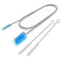 Uxcell 2 Pcs AC Drain Line Cleaner Tool Brush, 78.7 Inch