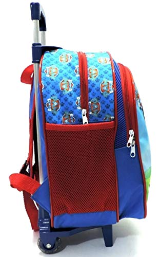 Kit Mochila Patrulha Canina Rodas M Paw Patrol Lancheira F5