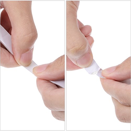 Image of Tatuo 2 Rolls Double Sided Foam Tape 1 /2 inches by 50 Feet White PE Foam Tape Sponge Soft Mounting Adhesive for DIY Craft Picture Poster Hanging