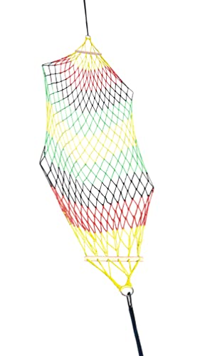 Naturejam Rasta Hammock-Portable Jamaican Camping Mesh Rope Hammock With Carrying Bag And Tree Straps #TOP6