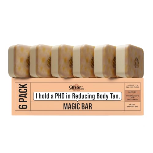 Ghar Soaps Sandalwood & Saffron Magic Pack of 6 · 100 g (600 g total) - Image 2