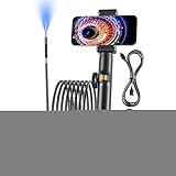 Endoskop-Kamera mit Gelenkkopf – Endoskop zur Inspektion von Video, beleuchtet, flexibel für mechanische Geräte, elektrische Leitungen