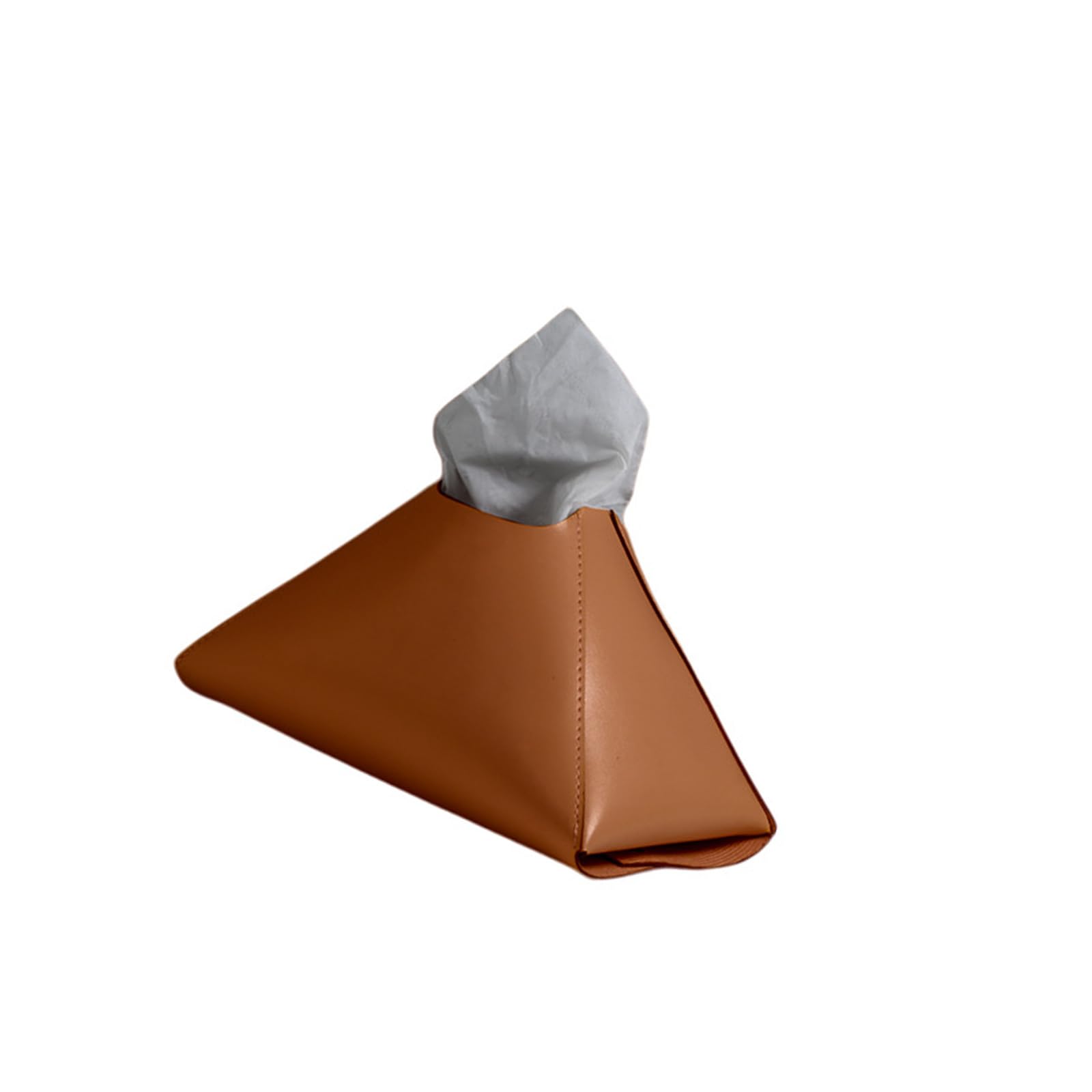 Multipurpose Faux Leather Tissue Case Portable for Hotel Bathroom Use Leather Tissue Holder