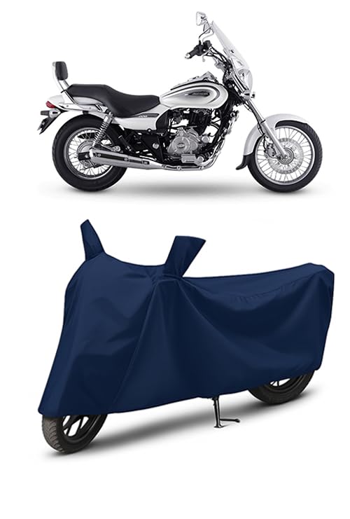 Image of Waterproof Bike Cover for Bajaj Avenger Cruise 220 | All Weather Protection from Rain, Dust, UV Rays & Scratches with Mirror Pockets & Buckle Belt | Avenger Cruise 220 Bike Cover