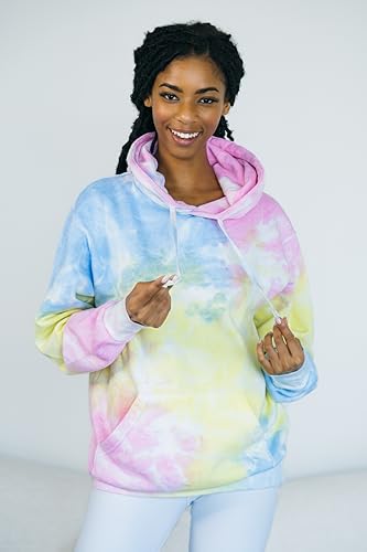 Image of Colortone Tie Dye Pullover Hoodies for Women and Men - Classic Fit Sweatshirts