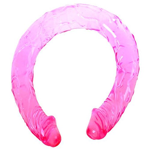 445mm Doble Pene, Un Consolador de doble cabeza de Silicona sexuales Consoladores- Dildo Realista anales y vaginal doble penetracion- para lesbiana, Mujer y Hombre