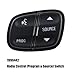Steering Wheel Control Switch Button Replacement for 2003-2009 Silverado Suburban Tahoe Avalanche GMC Sierra Yukon Escalade Replaces# 21997738, 21997739, 1999442, 1999443