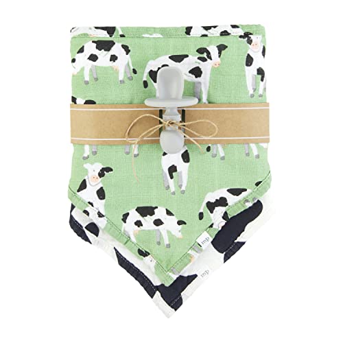 Image of Mud Pie Boy Farm Bib Set