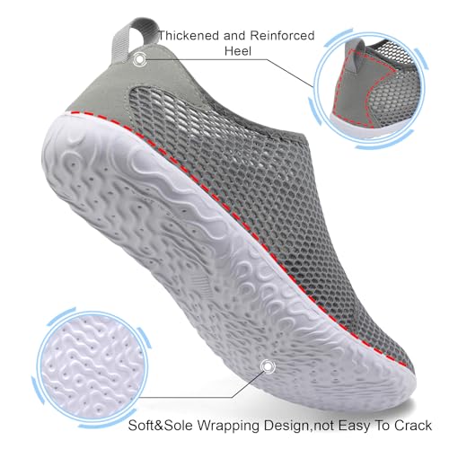 Image of Spesoul Womens and Mens Water Shoes Breathable Quick Dry Soft Barefoot Aqua Socks for Hiking Swim Beach Surf Yoga Sport