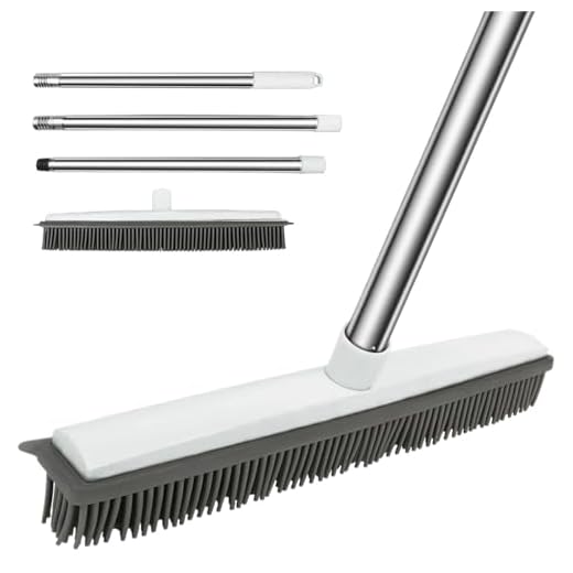 Adjustable Rubber Broom and Squeegee