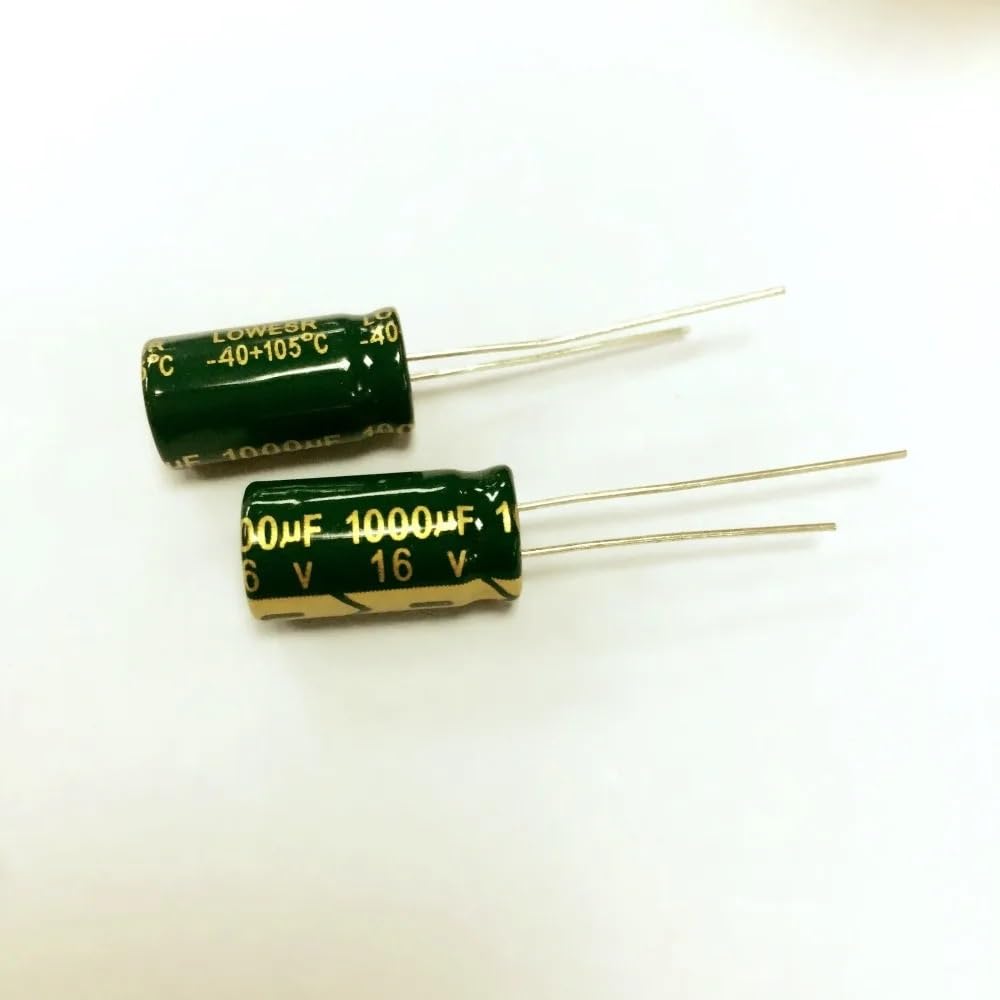 ZDVHOMCB 100PCS 1000UF 16V 8X16 LOW Aluminum Electrolytic Capacitor