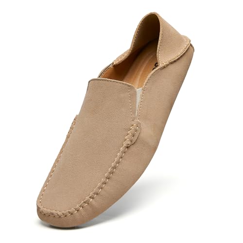 Image of Go Tour Handmade Mens Casual Loafers Moccasins Slip On Driving Shoes