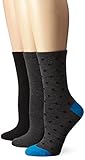 Anne Klein Women's Three-Pack Dot Crew Socks