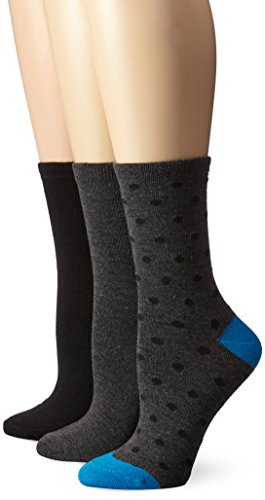 Anne Klein Women's Three-Pack Dot Crew Socks