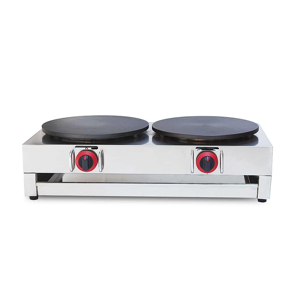 Double Head LPG Gas Crepe Machine Crepe maker