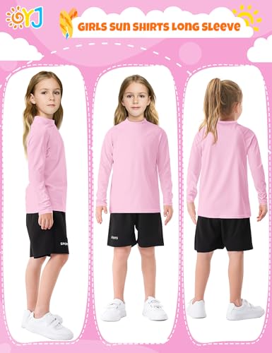 Image of Boys Rash Guard Swim Shirt Long Sleeve Rashguard UPF+ 50 SPF Sun Water Surfing Shirts for Toddler Kids Youth Teen 2T-16Y