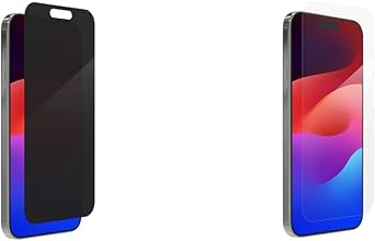 ZAGG InvisibleShield Glass Elite Privacy 360 iPhone 15 Pro Max Screen Protector & InvisibleShield Glass Elite iPhone 15 Pro Max Screen Protector - 5X Stronger