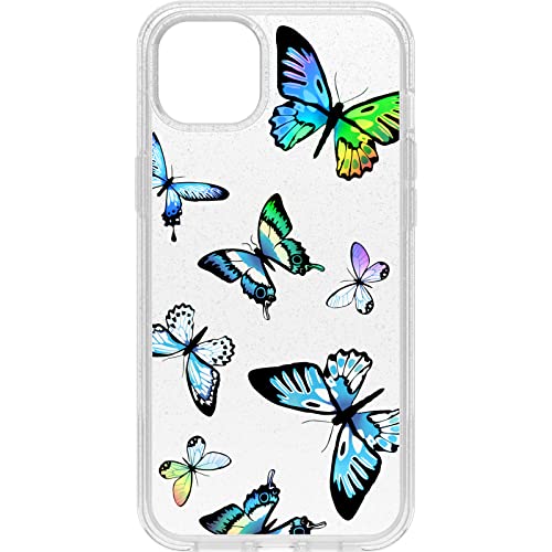 OtterBox Symmetry Clear Hülle für iPhone 14 Plus, stoßfest, sturzsicher, schützende dünne Hülle, 3X getestet nach Militärstandard, Butterfly – Ansicht 1