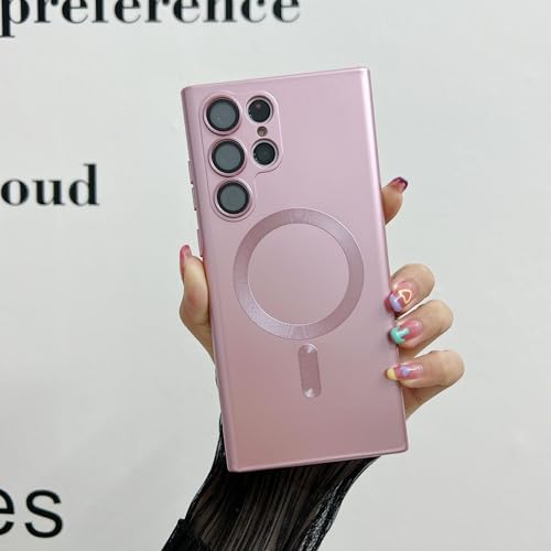 Galaxy S25 FE �p �P�[�X MagSafe�Ή� ���� ���킢�� �\�t�g TPU�d�C���b�L ���H �X�}�z�P�[�X �ϏՌ� �M�����N�V�[ S25 FE �J�o�[ �}�O�Z�[�t�Ή� �}�O�l�b�g���� ������� ���^ �y�� ���C�����X�[�d�Ή� �V���R�� �ی�