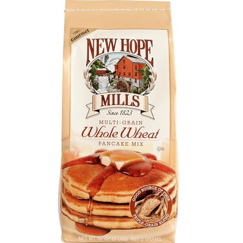 Multigrain Whole Wheat Pancake Mix by New Hope Mills - Sugar-Free & Fiber-Rich - Delicious Breakfast...
