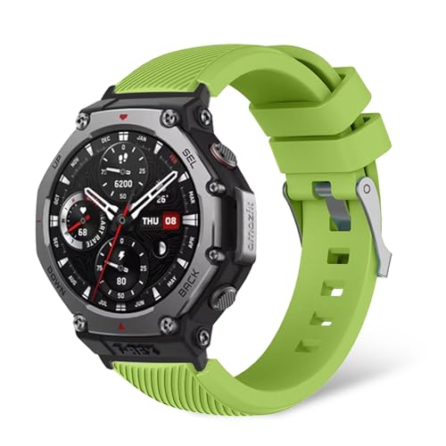 [YANMONGI] For Amazfit T-Rex 3 Pro 48mm&44mm/Amazfit T-Rex 3 �o���h �V���R���� �����x���g �ʋC �_�炩�� �h�� �y�� �ϏՌ� �h�� �j�����p �H��s�v�i�O���[���j