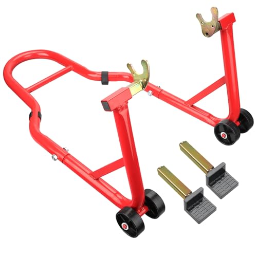 ?FurnishGlory ?Motorcycle Stand Front? & ?Motorcycle Lift? Combo 882LBS ?Motorcycle Jack? - Universal Fit for Sport/Dirt Bikes (Yamaha/Honda/Kawasaki), Garage/Home/Driveway Use by Mechanics/Riders