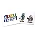 Treasure X Dino Gold Mini Egg (2 Pack) with 2 Gosutoys Stickers - Smash The Egg and Save The Dino