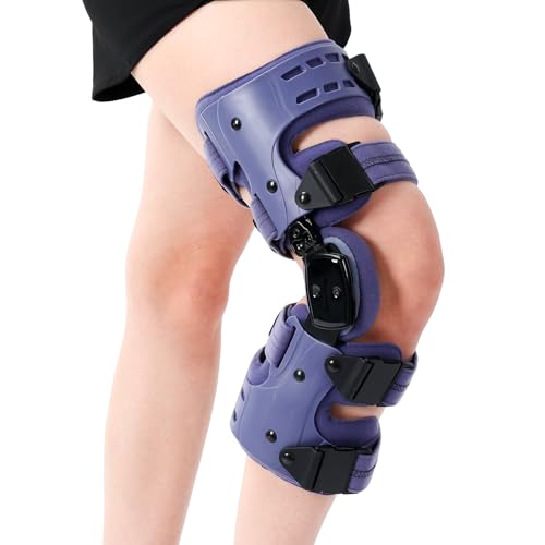 Floryexn OA Unloader Knee Brace Adjustable Arthritis Pain Relief & Ligament Support for Bone-on-Bone Joint Pain, Meniscus Tear, Osteoarthritis Post-Op Recovery - for Men & Women (Left)
