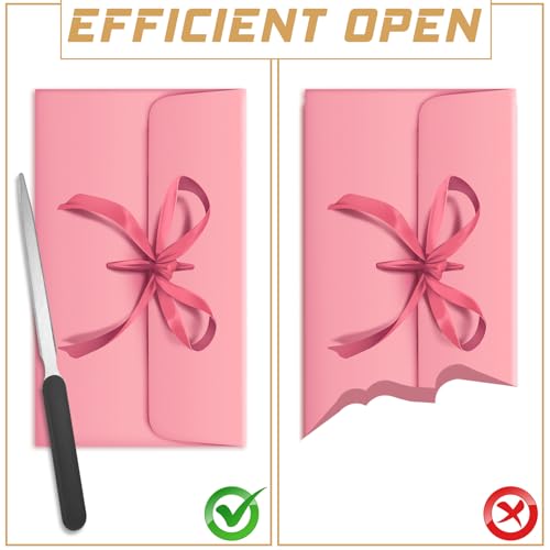 Yuanchu 2 Stück Brieföffner, Letter Opener aus Edelstahl Briefumschlagöffner Messer Metall Umschlagöffner Zum öffnen Von Umschlägen Brieföffner Edel für Büro Zuhause Schulbedarf,Weiß und Schwarz